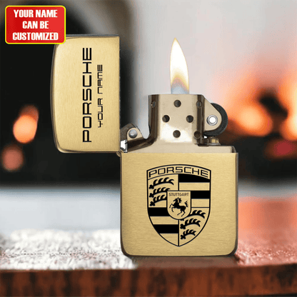 Personalized Pors Laser Zippo Lighter