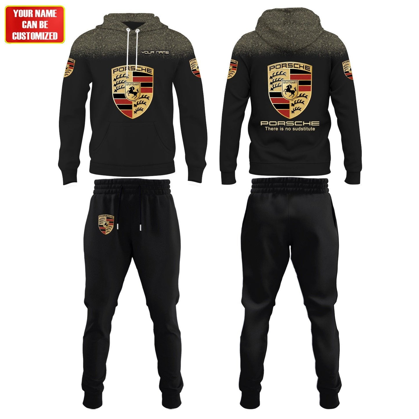 Personalized Pors Flakes 3D All over Printed Hoodie and Sweatpants set