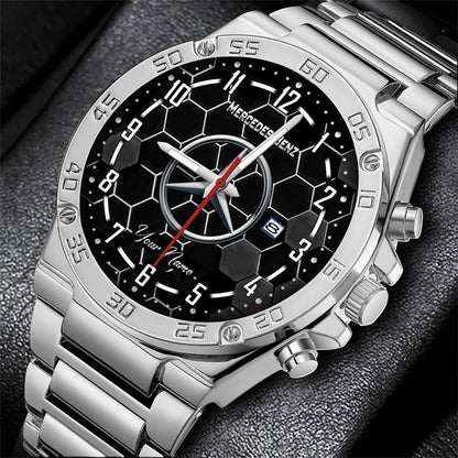 Personalized Merc Sport Luxury Dial Steel Watch V10