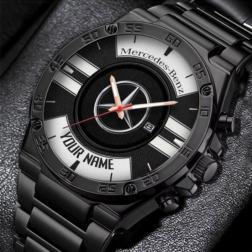 Personalized Merc Sport Luxury Dial Steel Watch V11