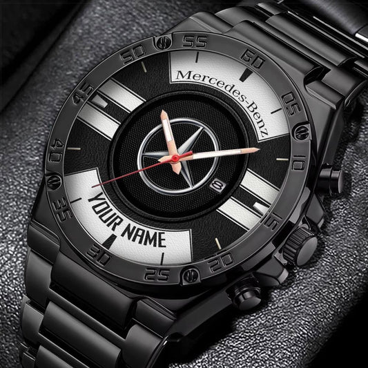 Personalized Merc Sport Luxury Dial Steel Watch V11