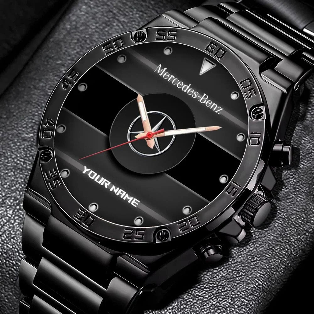 Personalized Merc Sport Luxury Dial Steel Watch V12