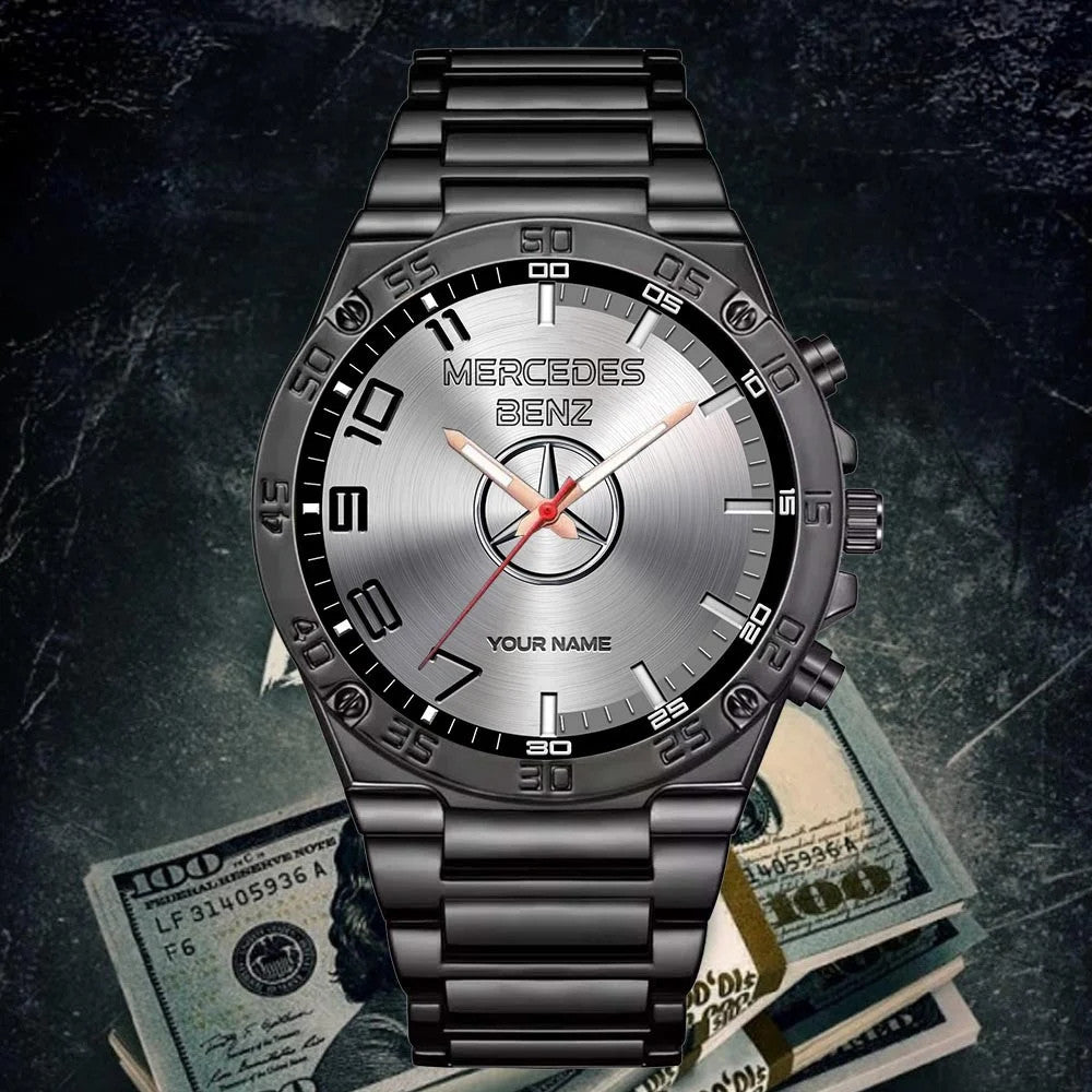 Personalized Merc Sport Luxury Dial Steel Watch V13