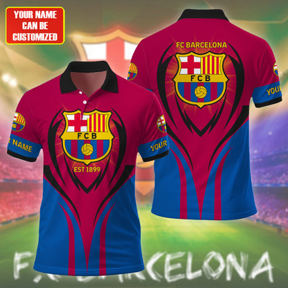 Personalized Barca FC 3D Full Printing Set , Barca FC Shirt , Zipper Polo, Hoodie , Short , Polo , hawaii