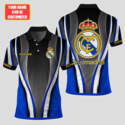 Personalized Real Madrid Q9 3D Full Printing Set , Real Madrid Q9 Shirt , Real Madrid Set , Zipper Polo, Hoodie , Short , Polo , hawaii