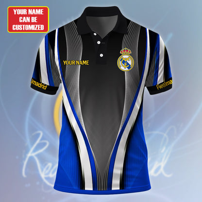 Personalized Real Madrid Q9 3D Full Printing Set , Real Madrid Q9 Shirt , Real Madrid Set , Zipper Polo, Hoodie , Short , Polo , hawaii
