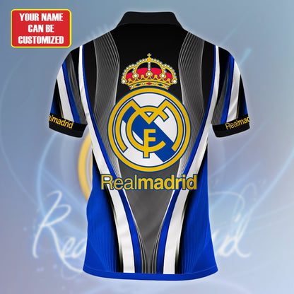 Personalized Real Madrid Q9 3D Full Printing Set , Real Madrid Q9 Shirt , Real Madrid Set , Zipper Polo, Hoodie , Short , Polo , hawaii
