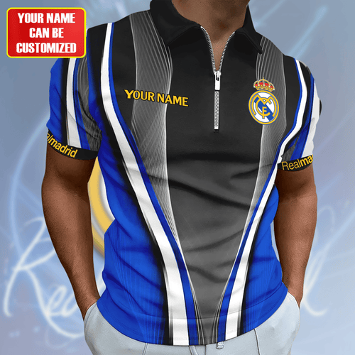 Personalized Real Madrid Q9 3D Full Printing Set , Real Madrid Q9 Shirt , Real Madrid Set , Zipper Polo, Hoodie , Short , Polo , hawaii