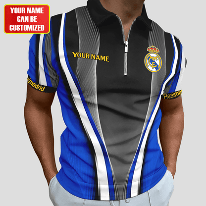 Personalized Real Madrid Q9 3D Full Printing Set , Real Madrid Q9 Shirt , Real Madrid Set , Zipper Polo, Hoodie , Short , Polo , hawaii