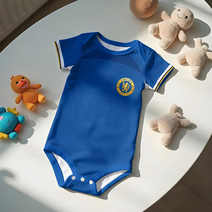 Customized Chelsea CFC Soccer Jersey , Baby Rib Bodysuit Sizes