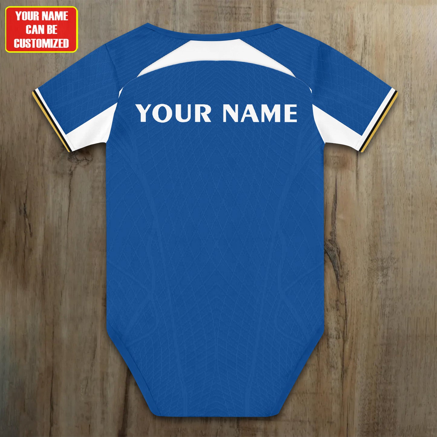 Customized Chelsea CFC Soccer Jersey , Baby Rib Bodysuit Sizes