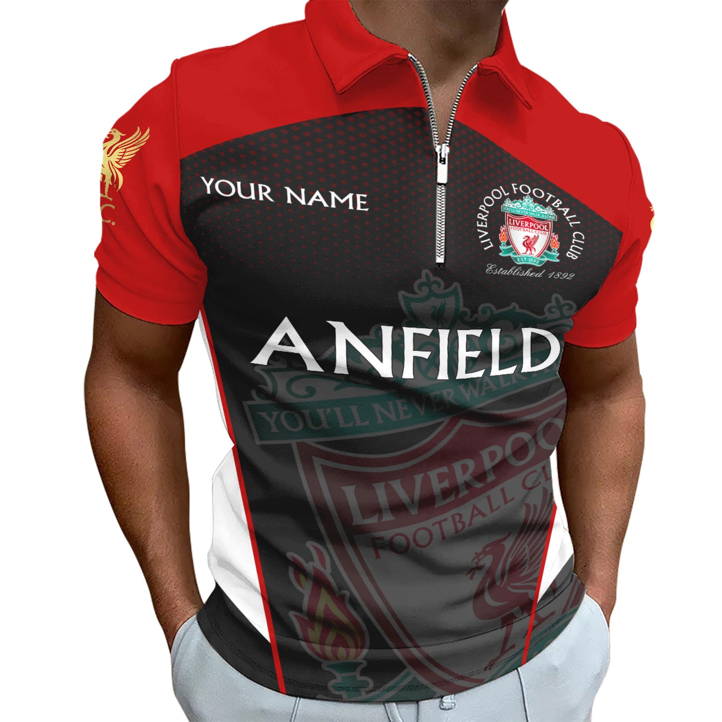 Personalized LVP Anfield 3D Full Printing Set ,LVP Anfield Shirt , Hoodie , Short , Polo ,hawaii