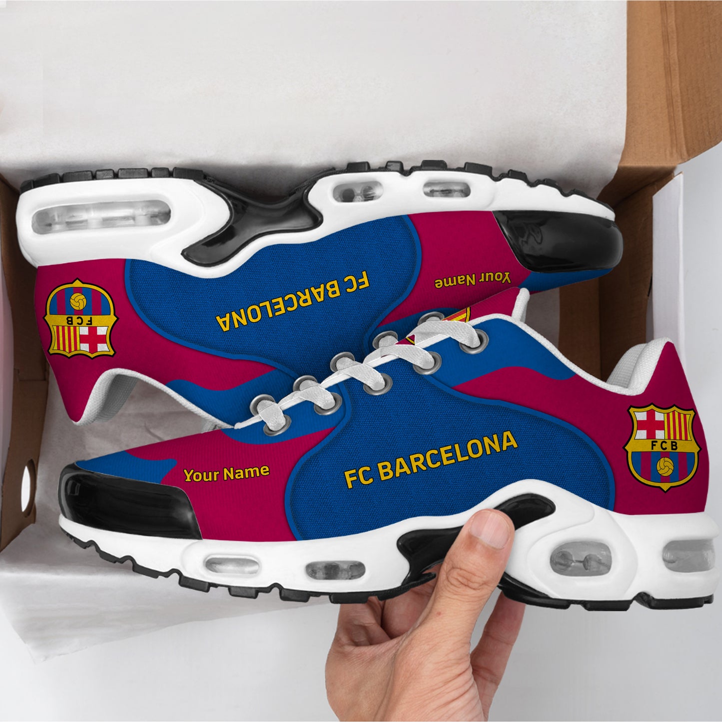 Personalized Barca Sport Air Cushion Sneaker