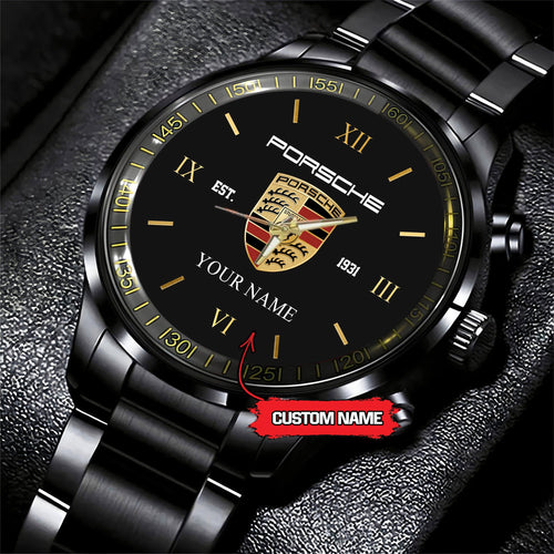 Personalized Pors Elegant Luxury Stainless Steel Watch