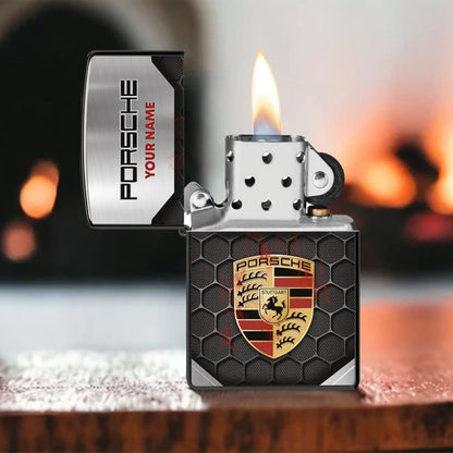 Personalized Pors Zippo Lighter