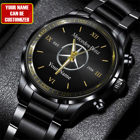 Personalized Merc Elegant Luxury Stainless Steel Watch