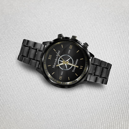 Personalized Merc Elegant Luxury Stainless Steel Watch