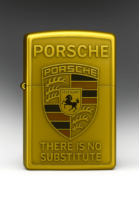 Pors Golden Elegant Zippo Lighter