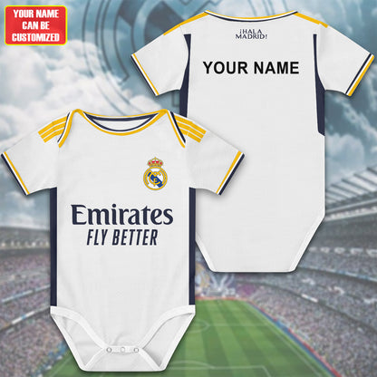 Customized Real Soccer Jersey , Baby Rib Bodysuit Sizes