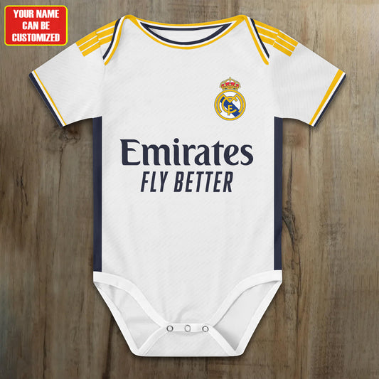 Customized Real Soccer Jersey , Baby Rib Bodysuit Sizes