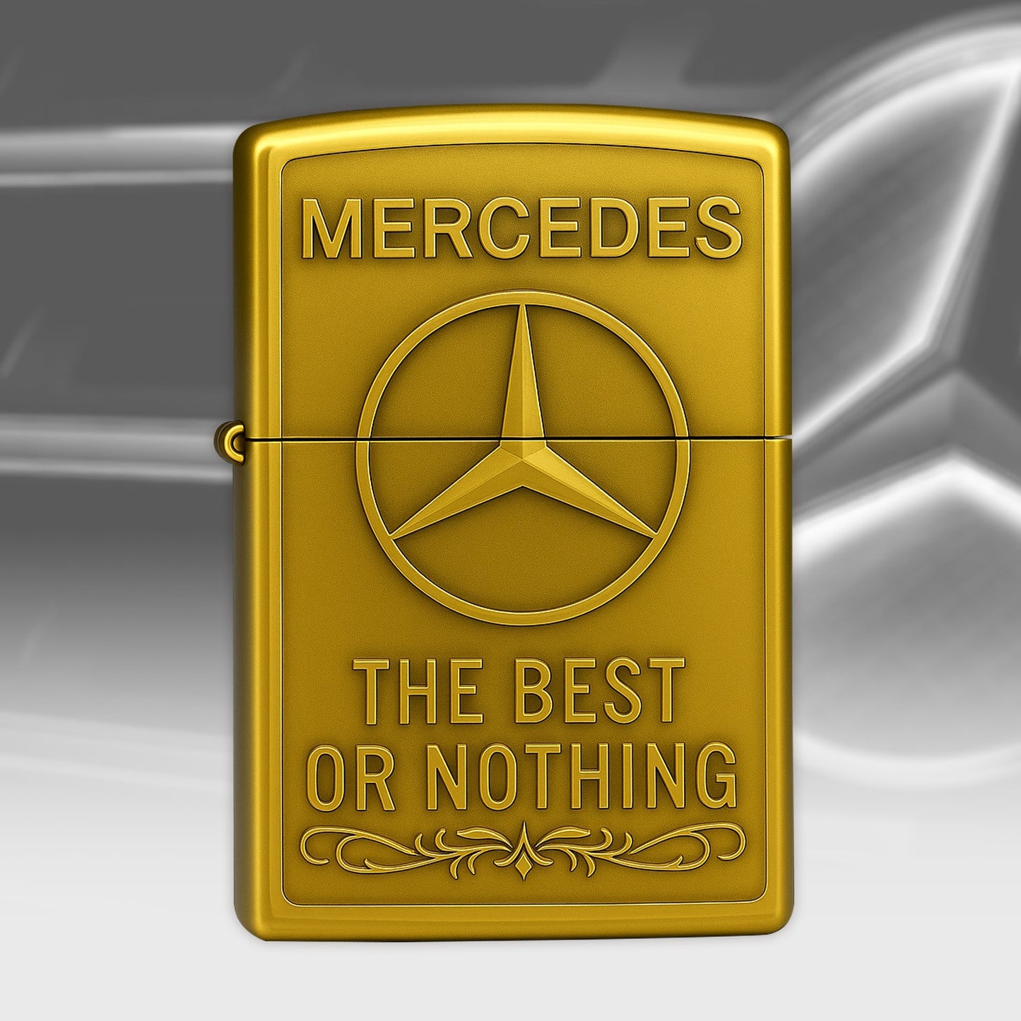 Merc Golden Zippo Lighter