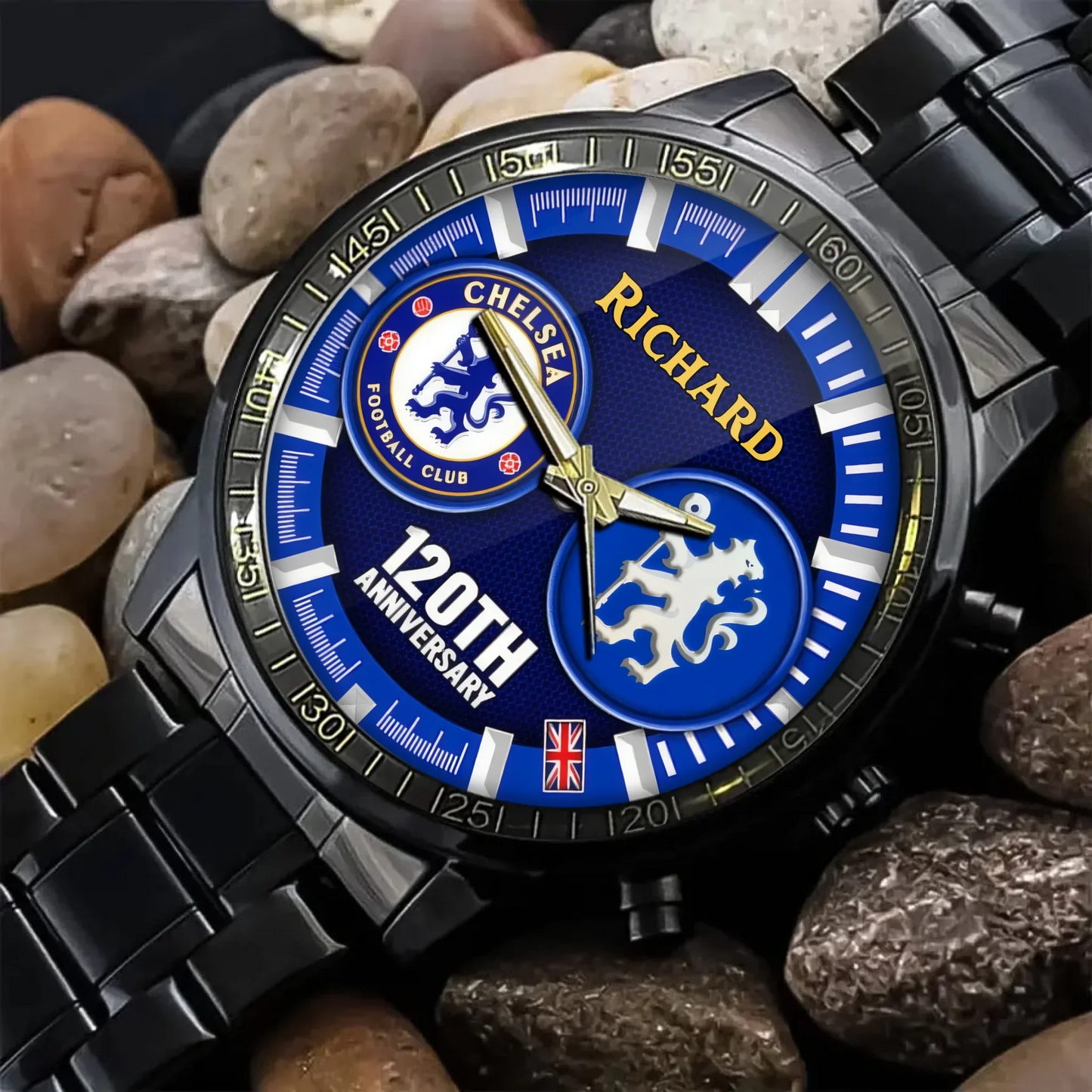 Personalized Chelsea 120TH Anniversary Luxury Stainless Steel Watch