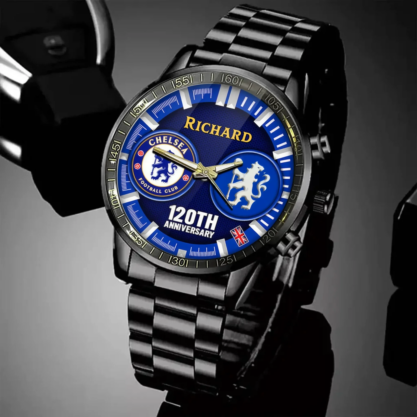 Personalized Chelsea 120TH Anniversary Luxury Stainless Steel Watch