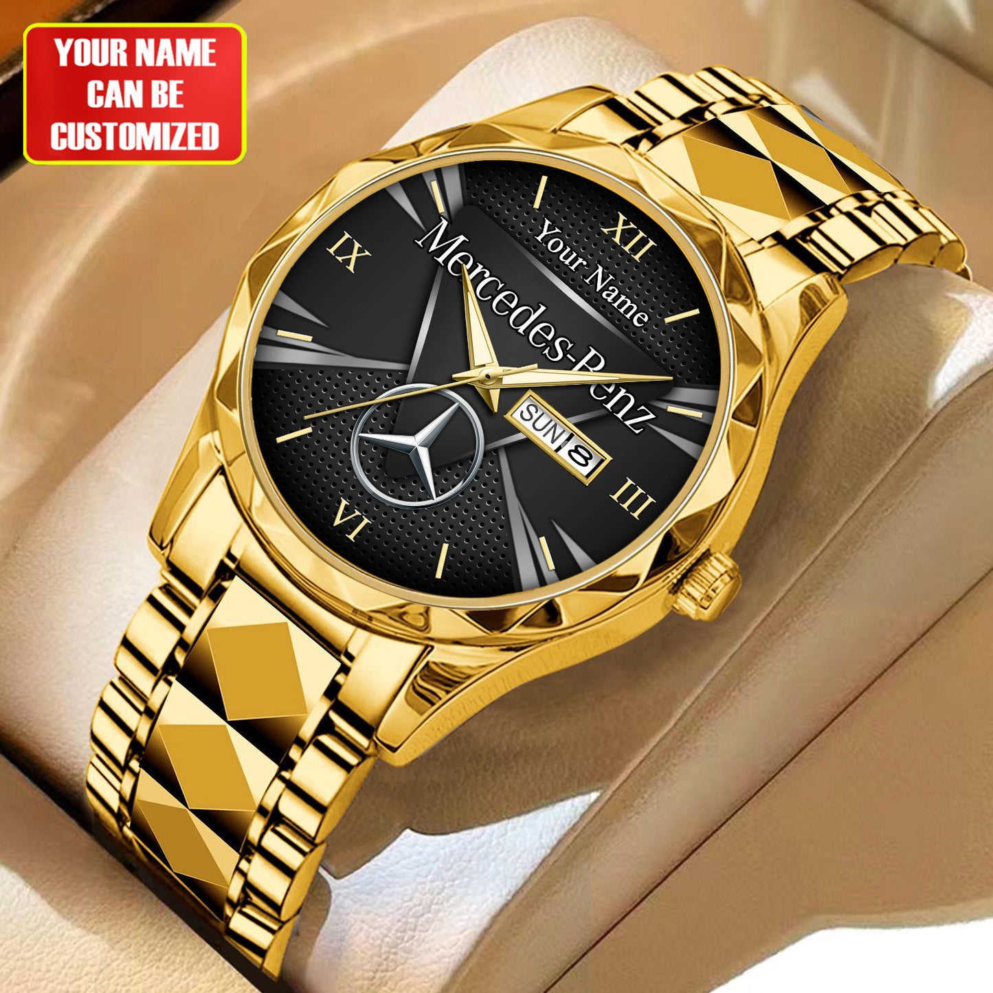 Personalized Merc Luxury Alloy Charley Watch