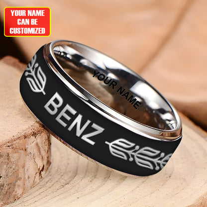 Personalized Merc Benz Luxury Custom Alloy Ring