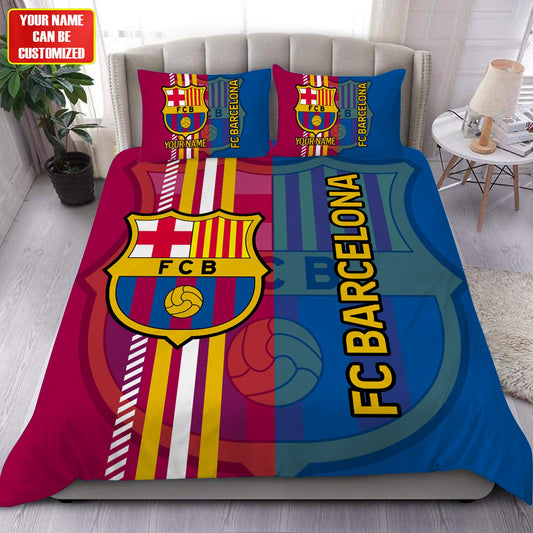 Personalized Barca FC All Over Printed Bedding Set