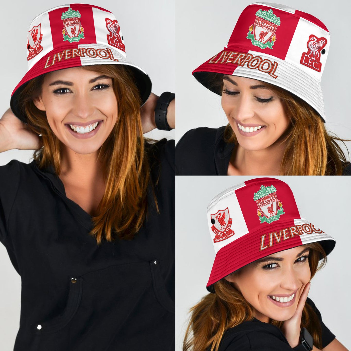 LFC Embroidery Pattern Bucket Hat