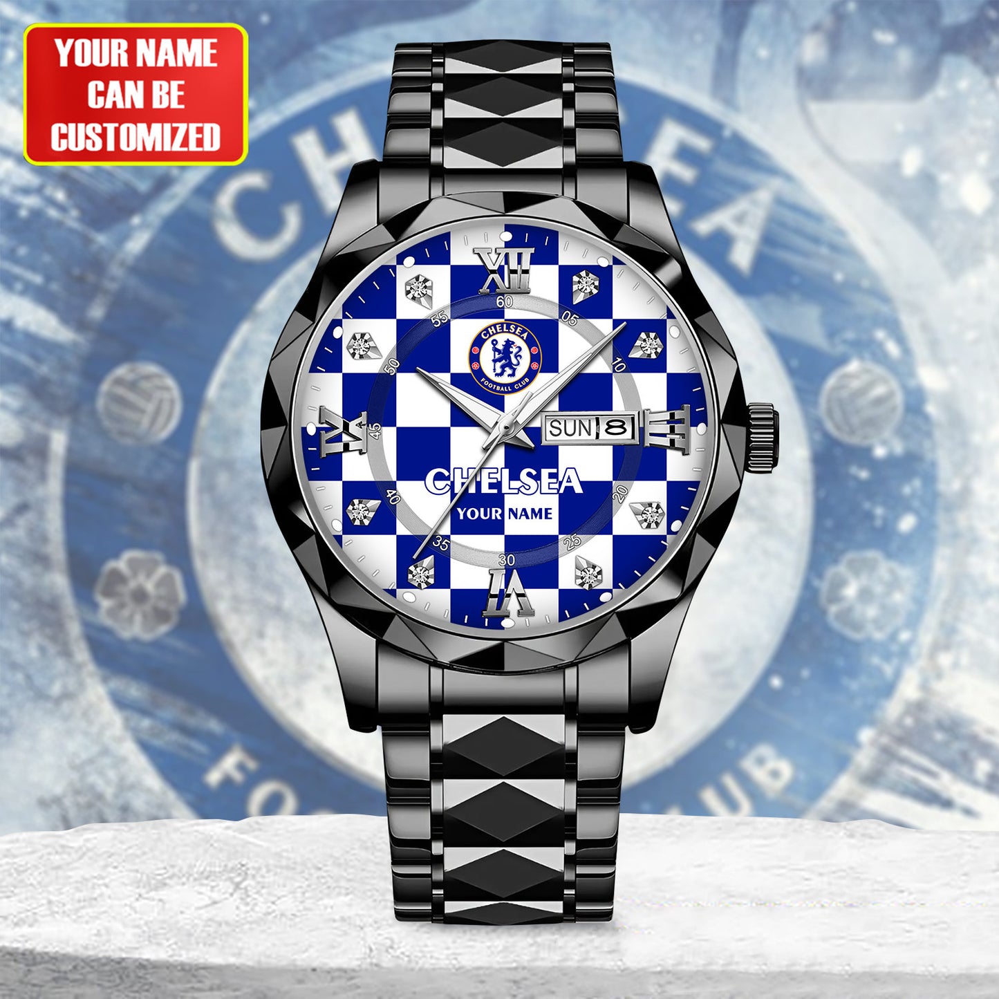 Personalized Chelsea Royalty Alloy Charley Watch