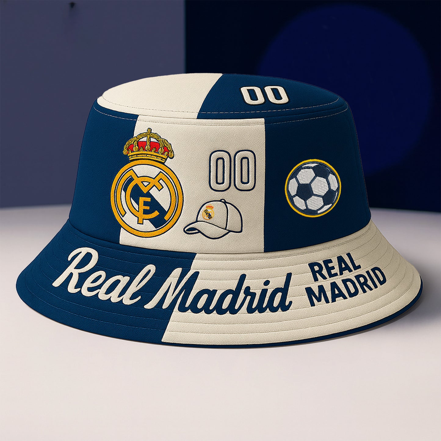 Real Embroidery Pattern Bucket Hat