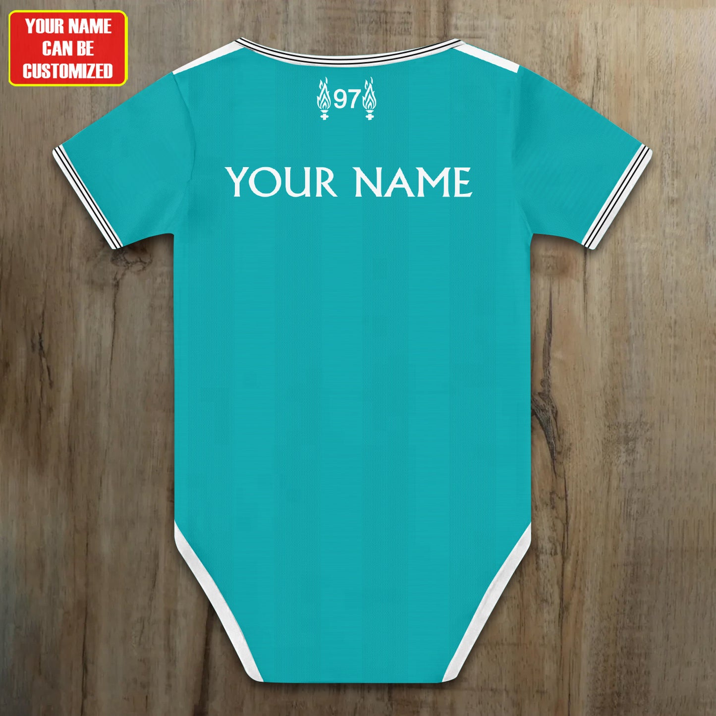 Customized LVP Third Soccer Jersey , Baby Rib Bodysuit Sizes