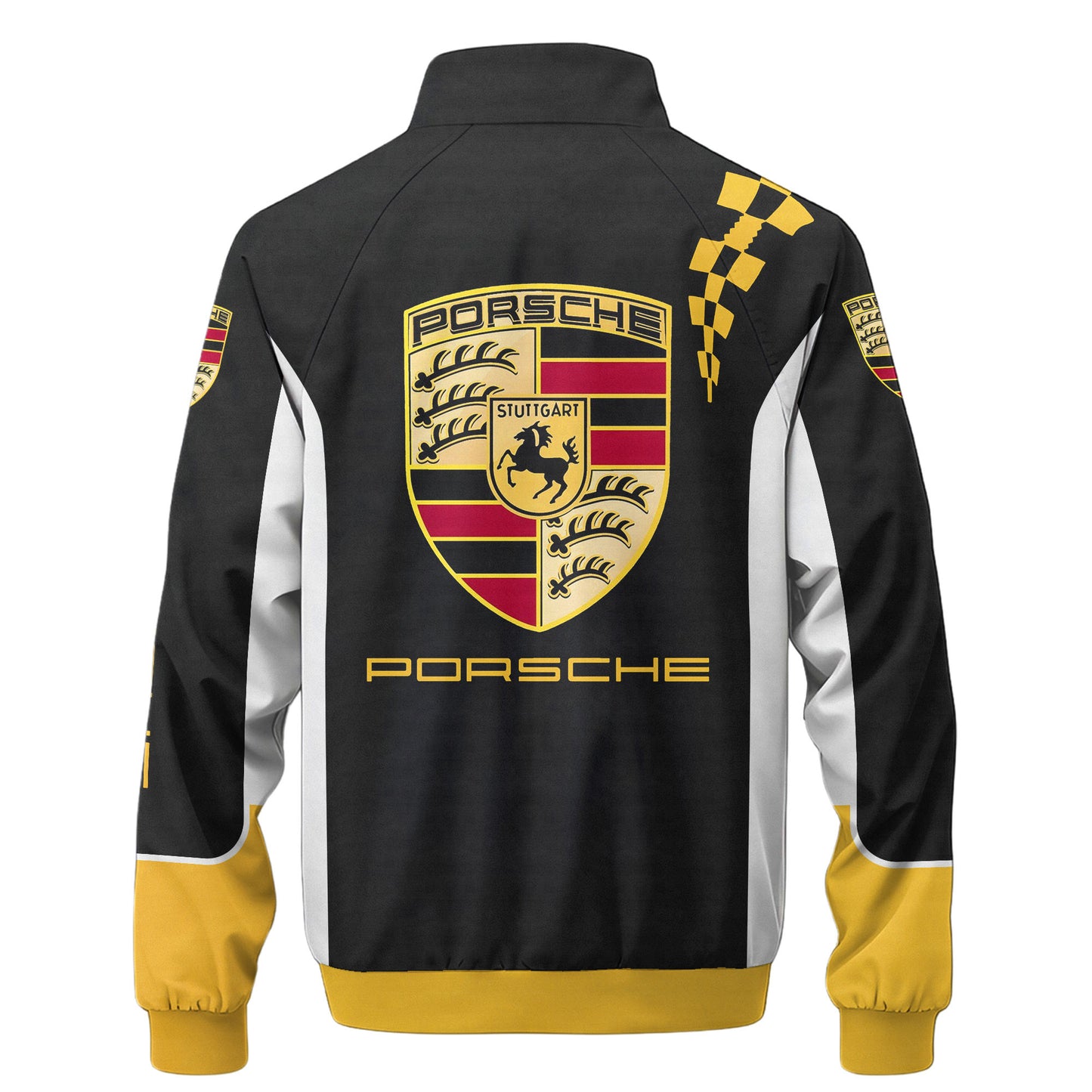 Pors X Pm Sport Zipper Stand Collar Jacket