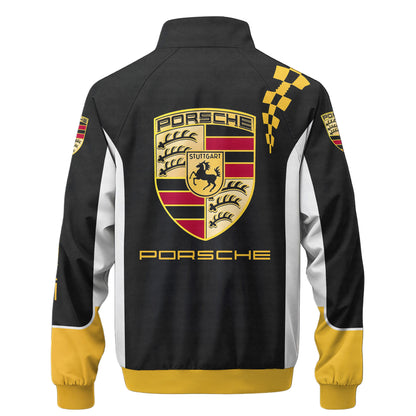 Pors X Pm Sport Zipper Stand Collar Jacket