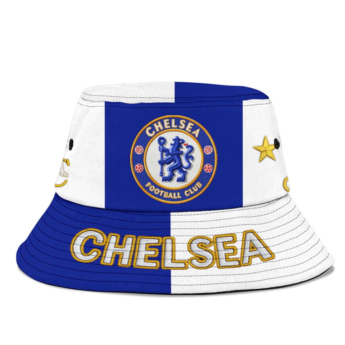 Chelsea Embroidery Pattern Bucket Hat