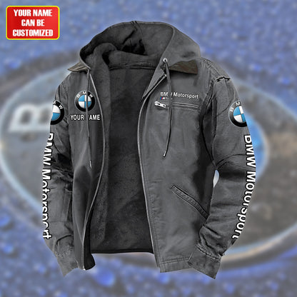 Personalized BW Motorsport Fur lining Paddle Jacket P150905