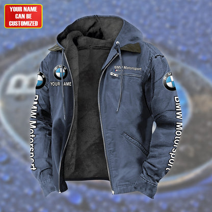 Personalized BW Motorsport Fur lining Paddle Jacket P150905