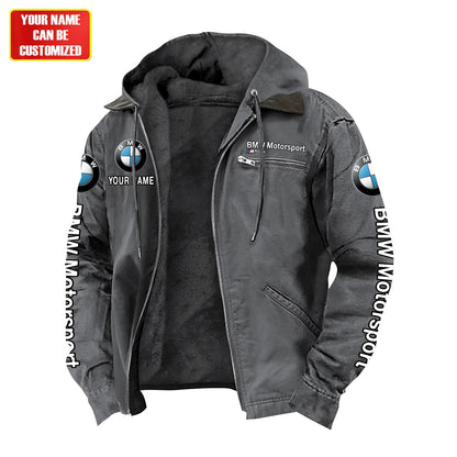 Personalized BW Motorsport Fur lining Paddle Jacket P150905