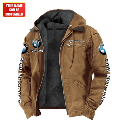Personalized BW Motorsport Fur lining Paddle Jacket P150905