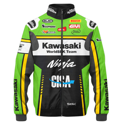 Personalized KW Racing Team Zipper Stand Collar Jacket 3D