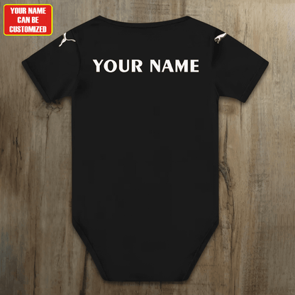 Customized Man City Away Soccer Jersey , Baby Rib Bodysuit Sizes