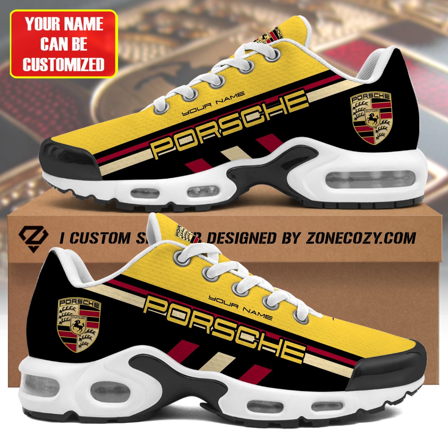 Personalized Pors x M Air Cushion Sneaker