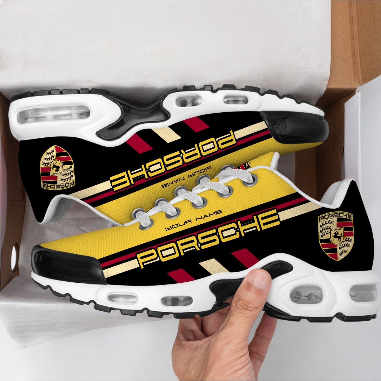 Personalized Pors x M Air Cushion Sneaker