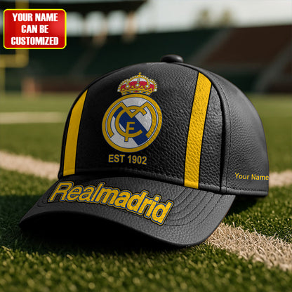 Personalized Real Leather Pattern Classic Cap