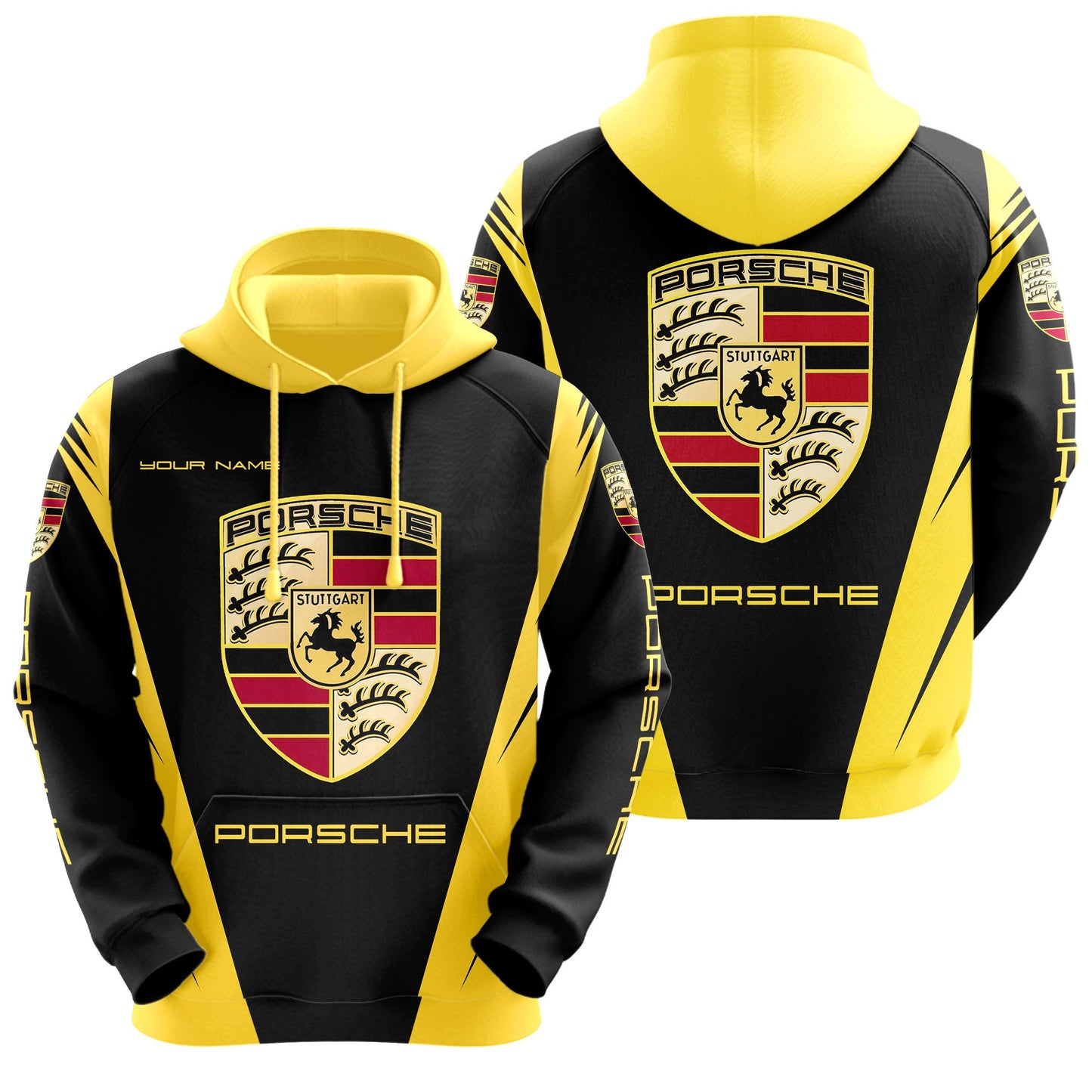 Personalized Pors Luxury 3D All over Printed Hoodie and Sweatpants set