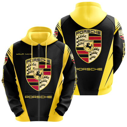 Personalized Pors Luxury 3D All over Printed Hoodie and Sweatpants set