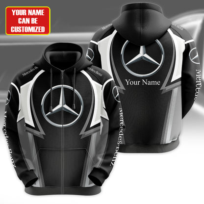Personalized Merc Luxury 3D All over Printed Hoodie and Sweatpants set