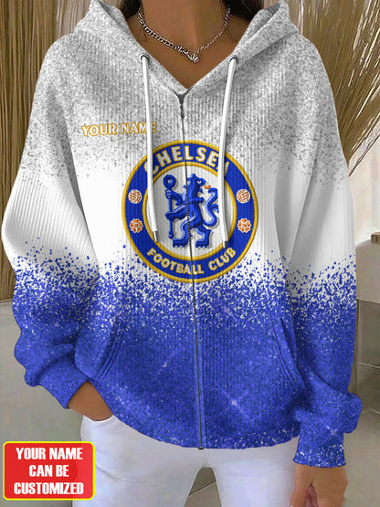 Personalized Chelsea All Over Print Casual Hoodie